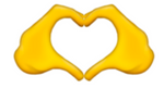 heart hands emoji