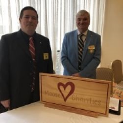 Mike Shane Moose Charities Chairman and Lonny Fry,